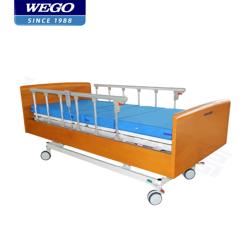 WEGO Wooden Medical Elderly Patient Nursing Room Hospital Furniture Clinic Home Care Bed