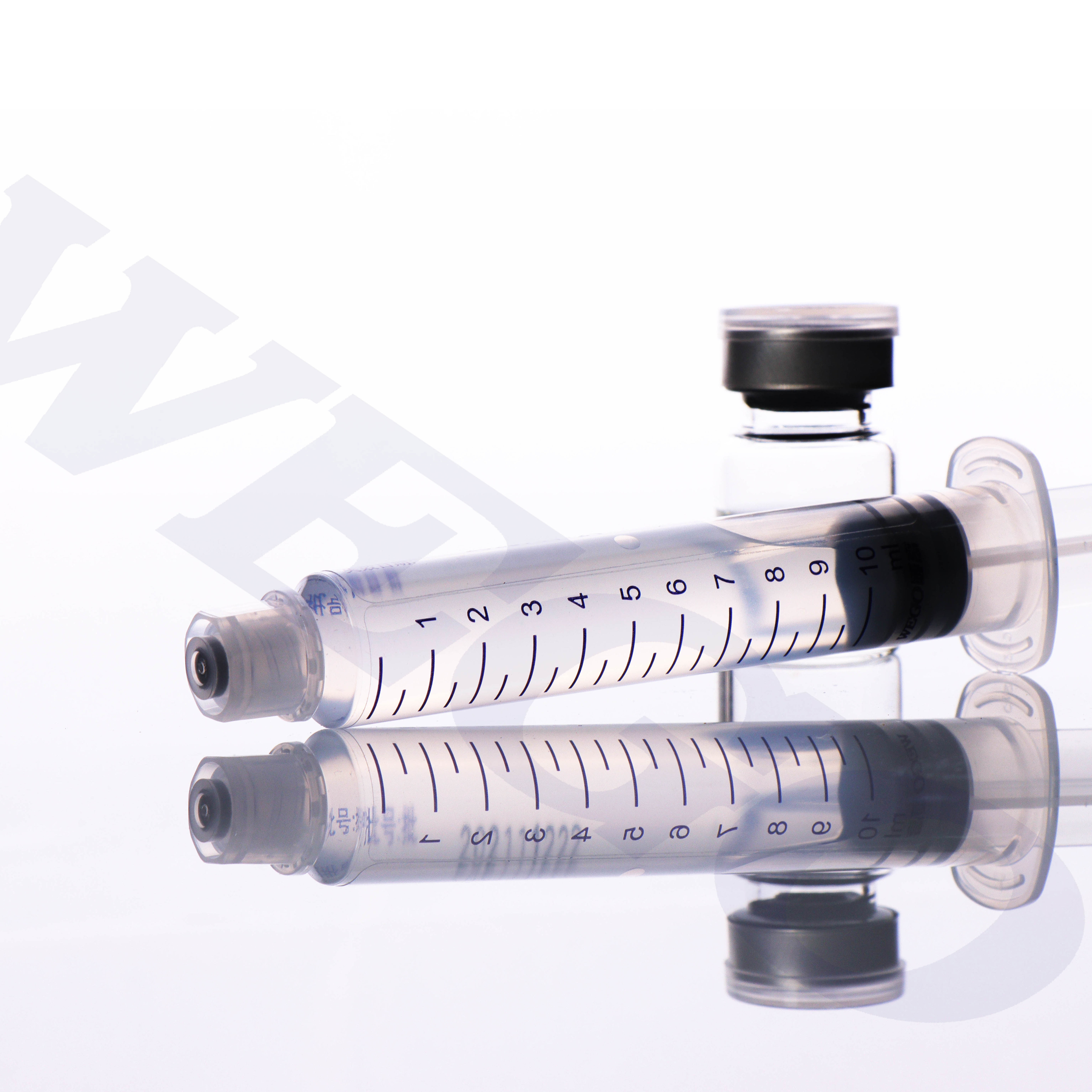 WEGO medical sterile Prefill Flush Syringe Glass Luer Lock 3ml 5ml 10ml Prefilled Syringes