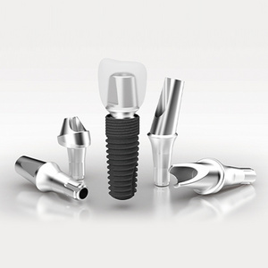 Implant dental System S.L.A Surface Pure Titanium Surgical Kit Abutment Dental Implant