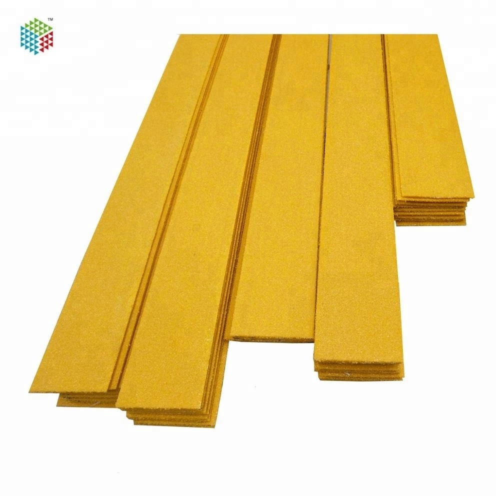 Safety fiberglass decking strip