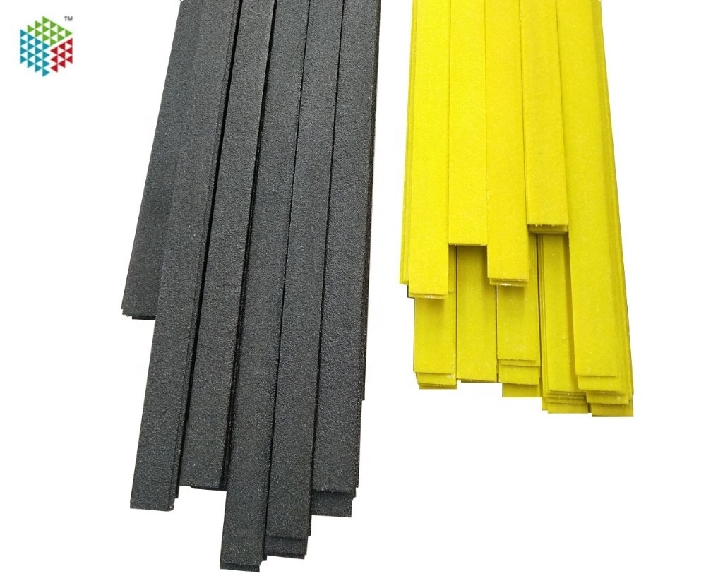 Safety fiberglass decking strip