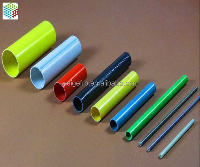 Anti-aging and Light Weight FRP GRP Fiberglass Pultruded Round tube