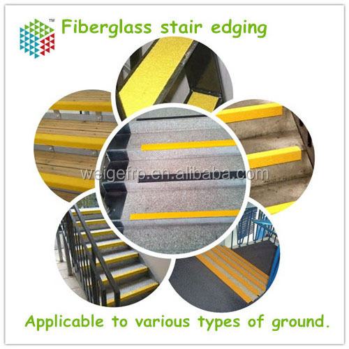 2017 Hot Sale Factory Supply Competitive Fiberglass Anti Slip Stair Nosing