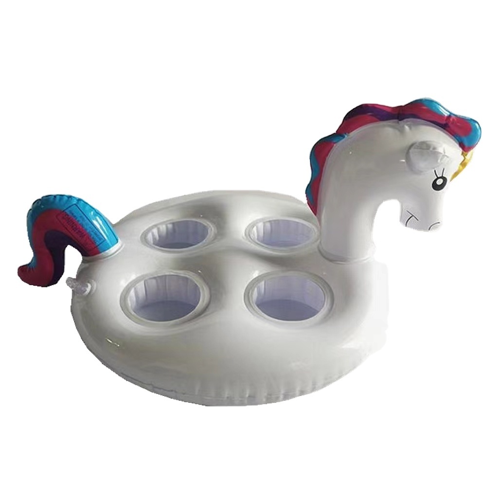 Customized wholesale Unicorn swimming ring Baby Floating pool Pool game Baby inflatable swimming ring Unicorn inflatable animal