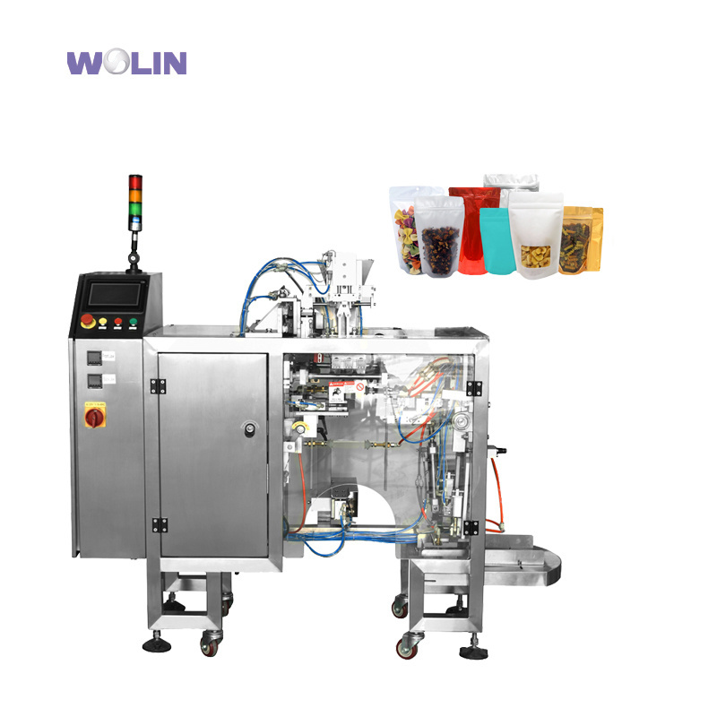 multi-function packaging machines ziplock zipper standup sprout pouch mini doypack machine zipper bag packing machine