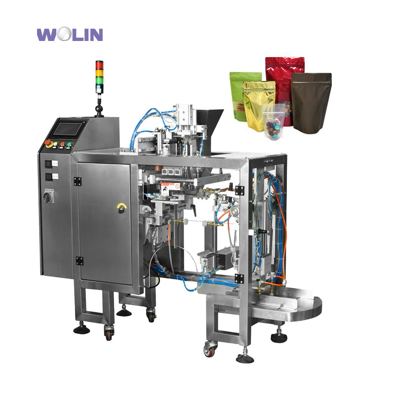 multi-function packaging machines ziplock zipper standup sprout pouch mini doypack machine zipper bag packing machine