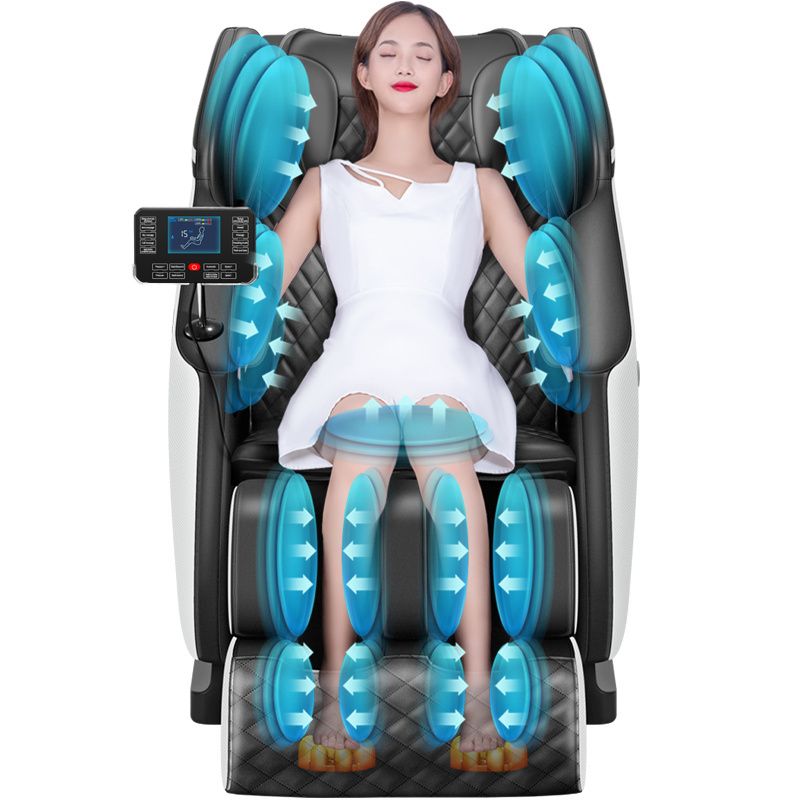 Professional  A7S Hot 4D Zero Gravity Luxury Foot rest Roller Scraping Massage Chair with Full Body Relaxing  Airbags