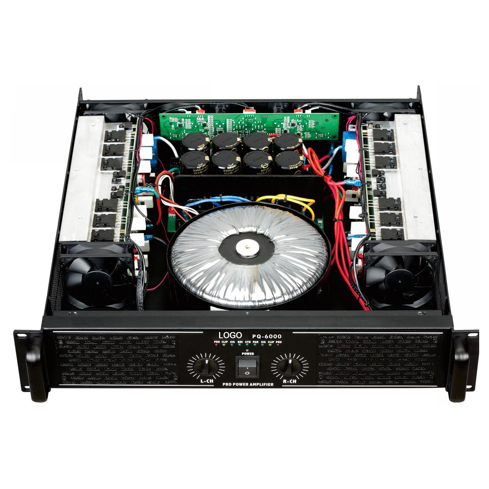 Custom 100-1200W 2 Channel Pro Stereo Studio Circuit Music Power Amplifier Dj Sound Price Of Amplifier