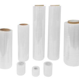 PE Stretch Wrapping Film Factory Price LLDPE Industrial Stretch Film Roll Shrink Wrapping film packaging Transparent Pallet Wrap