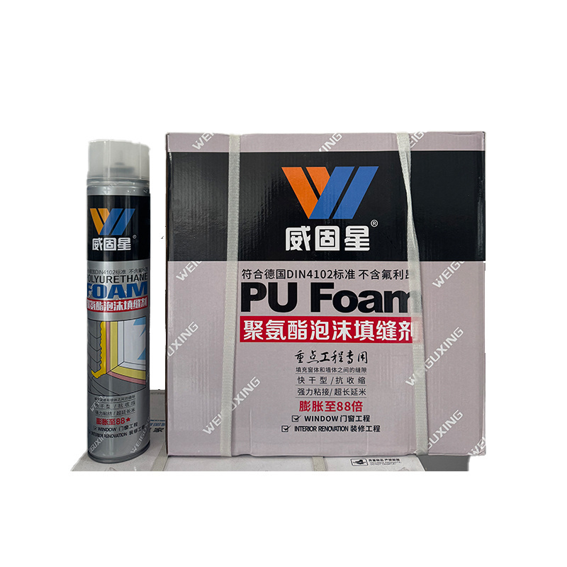 Moisture resistance pu foam for caulking insulation seal polyurethane foam caulk spray pu foam sealant