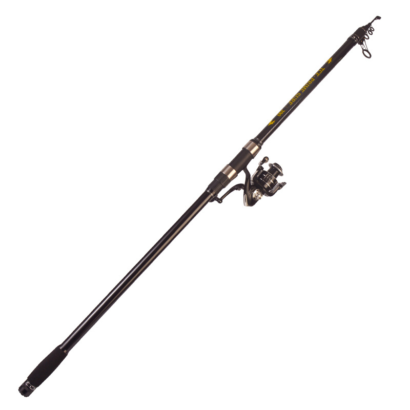 3.6m,3.9m,4.2m,4.5m wholesale fishing rods and reels saltwater telescopic rods surf fishing rod and reel combo set