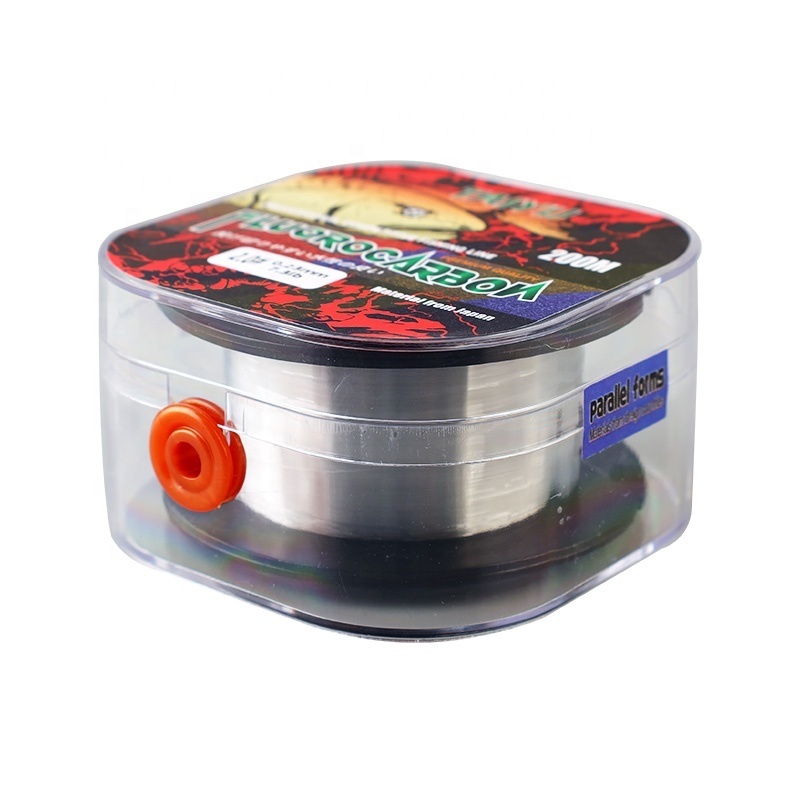 DN 0.14mm-0.47mm 100m 200m fluorocarbon fishing line Super wear-resistant mono filament fishing line fluorocarbon wholesale