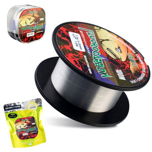 DN 0.14mm-0.47mm 100m 200m fluorocarbon fishing line Super wear-resistant mono filament fishing line fluorocarbon wholesale