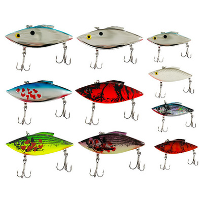 DN 7.5cm/17g vib fishing lures 6.5cm/12g hard bait vib lure with strong fishing hook lipless crankbait