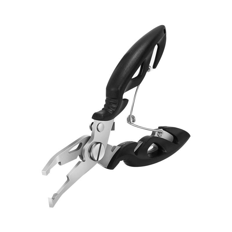 12.5cm  mini portable curved mouth colorful pliers stainless steel fishing pliers fishing scissors fish tools split ring pliers