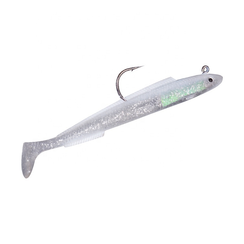 11cm/15cm Bass Pike Swimbait Artificial Bait Carp Pesca Lead Jig Head Eel lure Sandeel Soft Fishing Lure