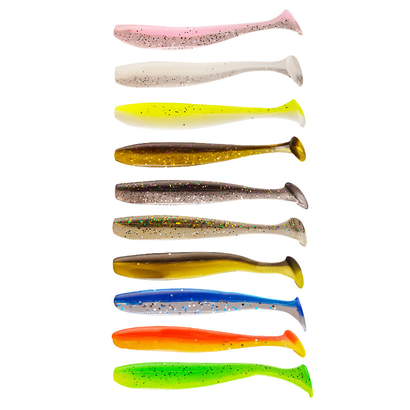 DN 5.5cm 7cm 9cm 12cm paddle tail soft plastics lures t tail soft fishing lures saltwater freshwater fish bionic bait