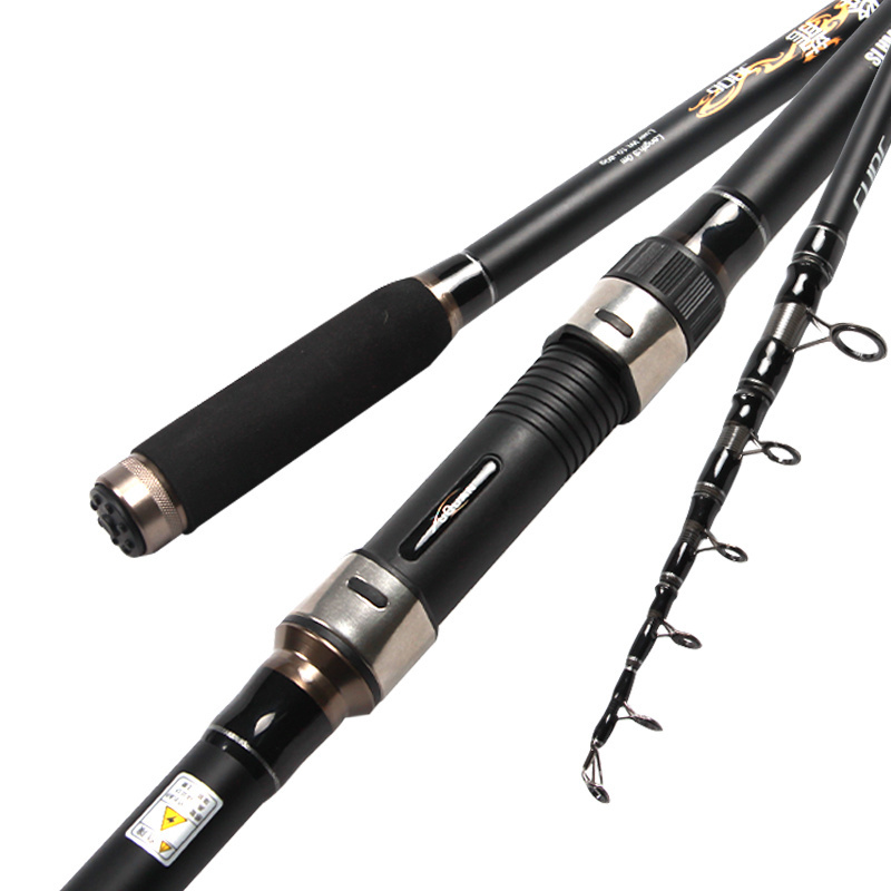 carbon 3.6m surf casting telescopic freshwater fish fishing rods