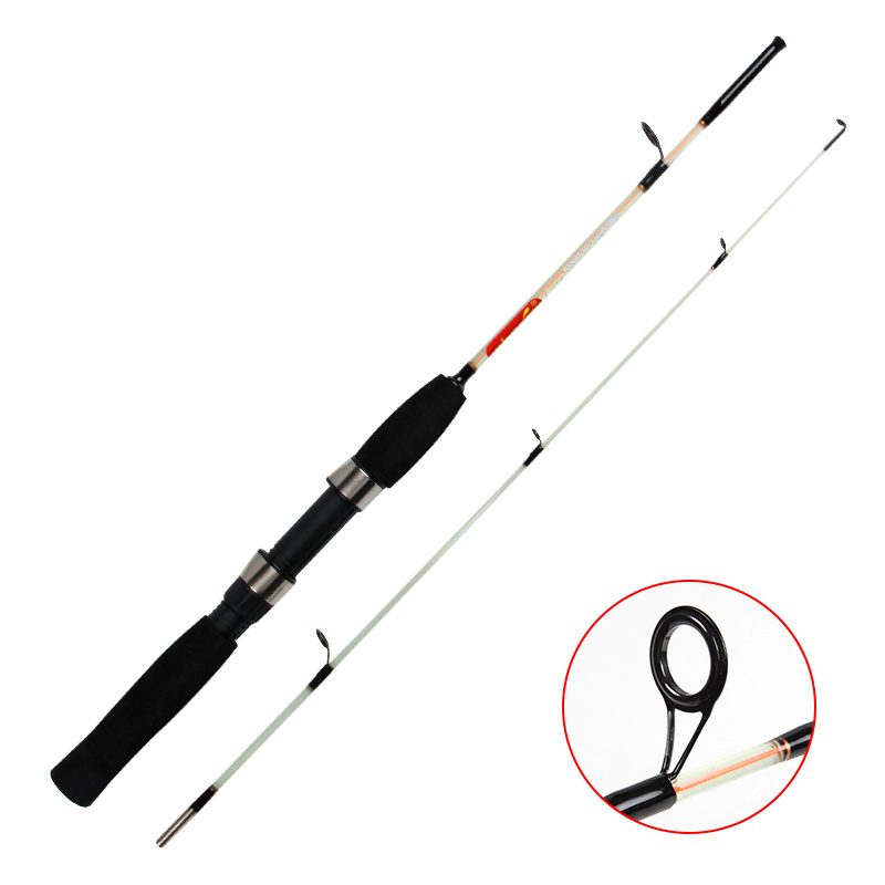 Devano new design deepsea sea boat cheap fiberglass spinning one section fishing rod