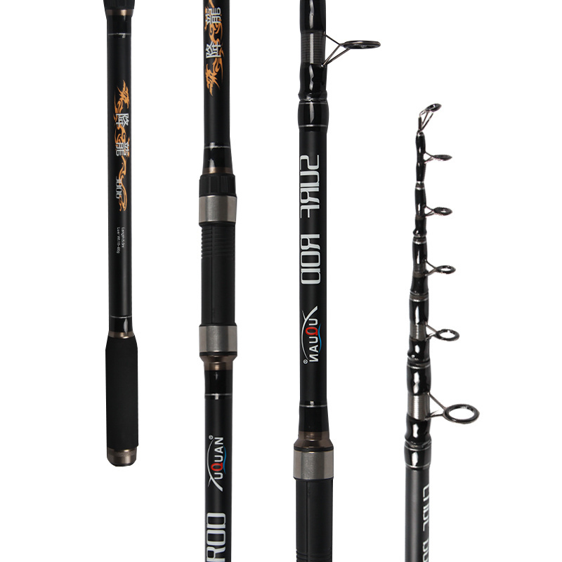 carbon 3.6m surf casting telescopic freshwater fish fishing rods