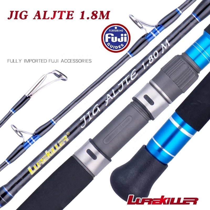 FJORD Japan Fuji Guide 1.8m Boat Jigging Rod Trolling Rod Casting and Spinning Fishing Rods