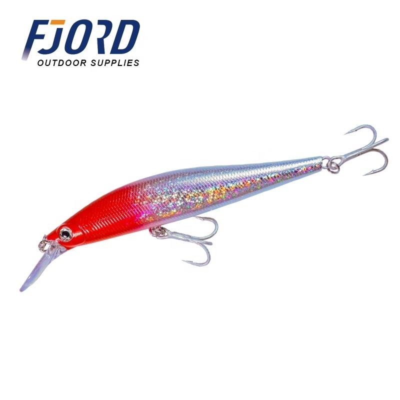 FJORD Sinking 52g 130mm Deep Diving Minnow With 3d Eyes heavy minnow for Boating Fishing