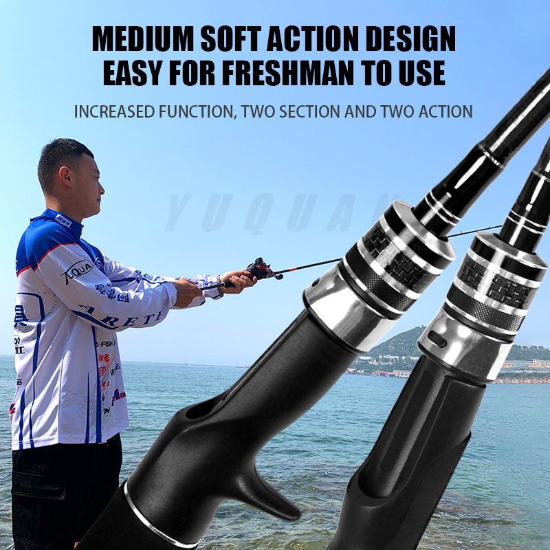 NEWRGY High Carbon Sea Bass Carbon Fiber  Fiberglass Salt Water Carbon Fiber Tools Spinning Fishing Rod