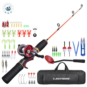 NEWRGY wholesale Lure Baitcasting Reel Ice Fishing Rod And Reel Combo Lure Line Kit