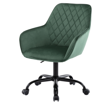 Home office Leisure swivel chair fabric velvet Mid-Back Office Desk Chair