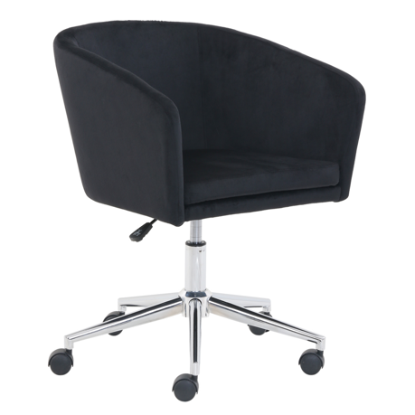 Home office Leisure swivel chair fabric velvet Mid-Back Office Desk Chair