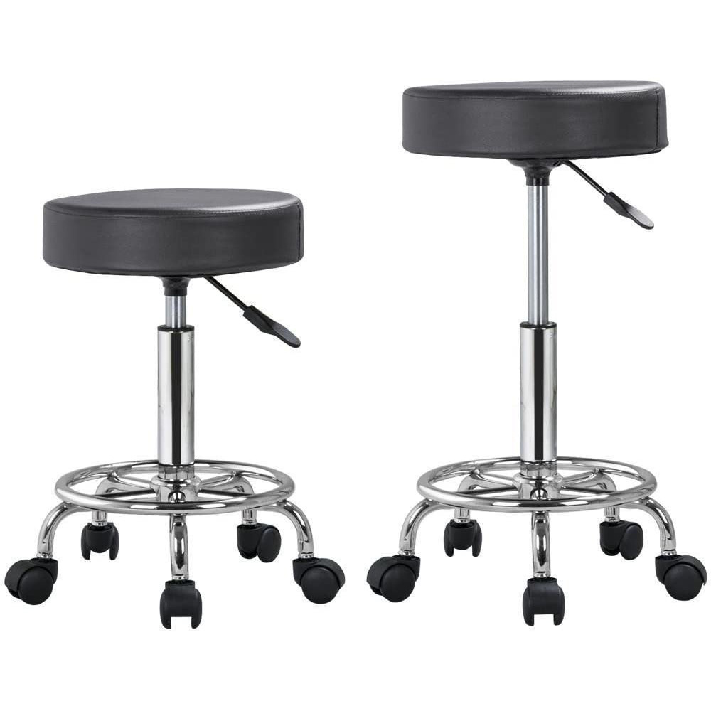 Simple design cheap round adjustable height 360 degree swivling bar stool chairs