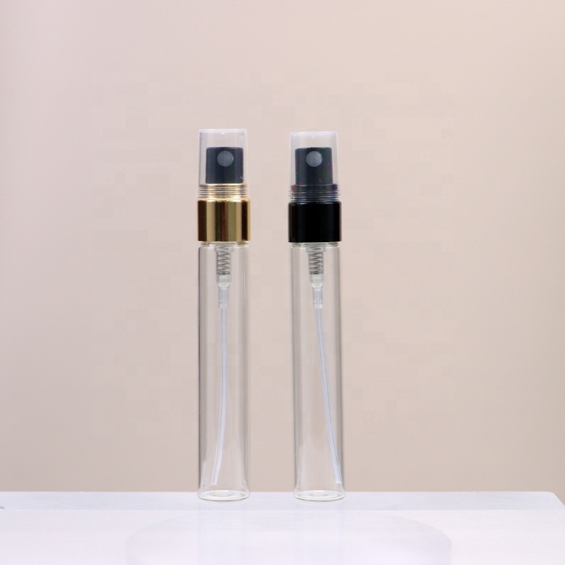 high quality 7ml clear glass bottle refillable perfume atomizer bottle