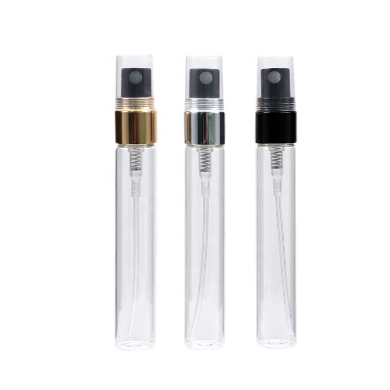 high quality 7ml clear glass bottle refillable perfume atomizer bottle