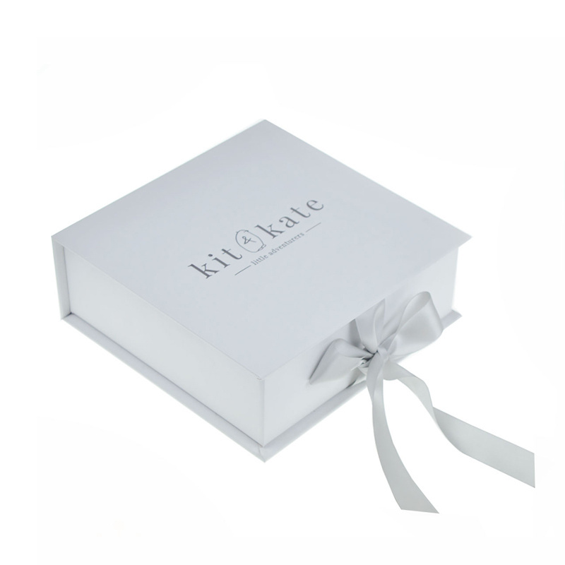 Wholesale Custom Design Logo Wedding Door Gift Box With Ribbon