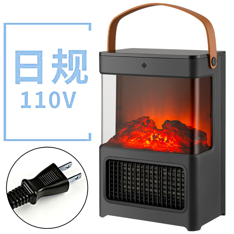 1500W 3D flame effect, mini portable tabletop electric fireplace space heater with ETL certificate