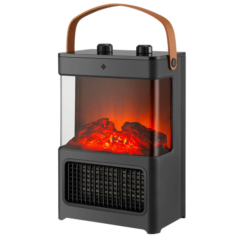 1500W 3D flame effect, mini portable tabletop electric fireplace space heater with ETL certificate