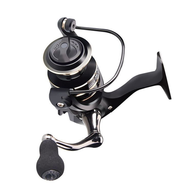 WEIHE saltwater fishing reels Full Metal Body Interchangeable Collapsible Handle Bass Bait Runner FISHING SPINNING REEL