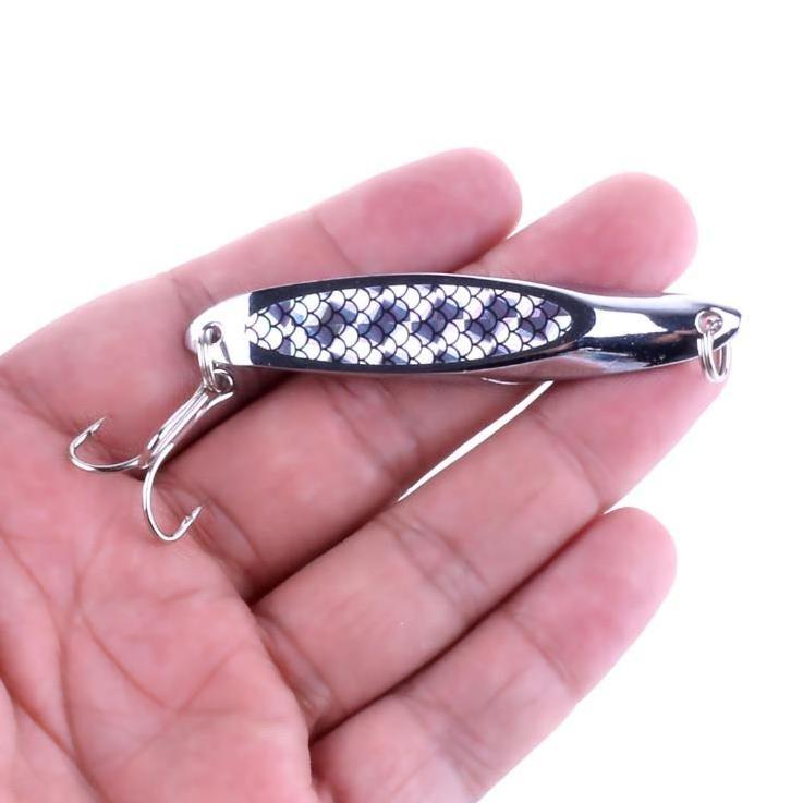 WEIHE 21g wholesale cheap lead artificial  fishing jig spoon metal lure set