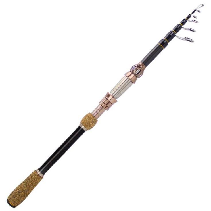 Super popular 1.8m- 2.7m  telescopic blank carbon fiber carp surf casting fishing rod