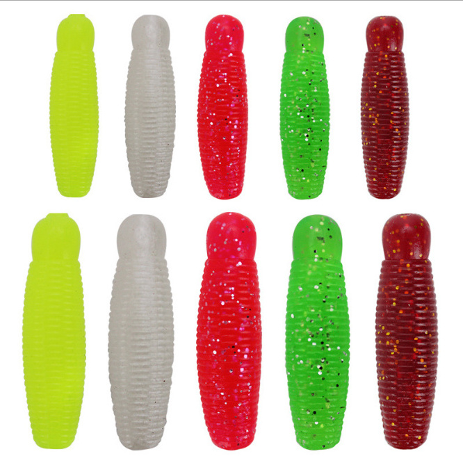 WEIHE 7g & 10g  Soft Baits Fishing Lure Plastic Salt-Impregnated Ring Fry Soft Bait Worm Lure Soft  Fish Salty Fishing Bait