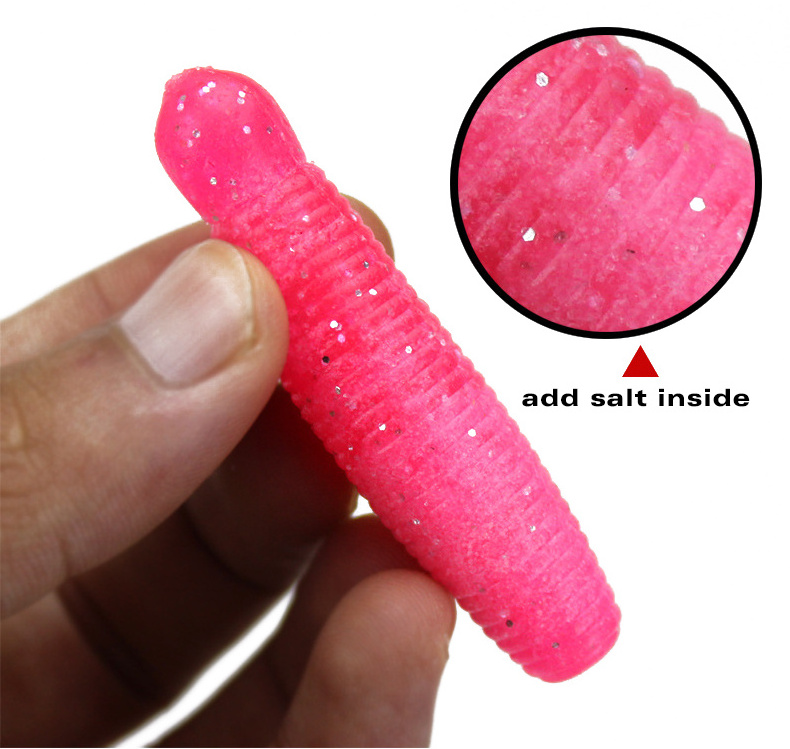 WEIHE 7g & 10g  Soft Baits Fishing Lure Plastic Salt-Impregnated Ring Fry Soft Bait Worm Lure Soft  Fish Salty Fishing Bait