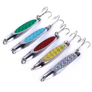 WEIHE 21g wholesale cheap lead artificial  fishing jig spoon metal lure set