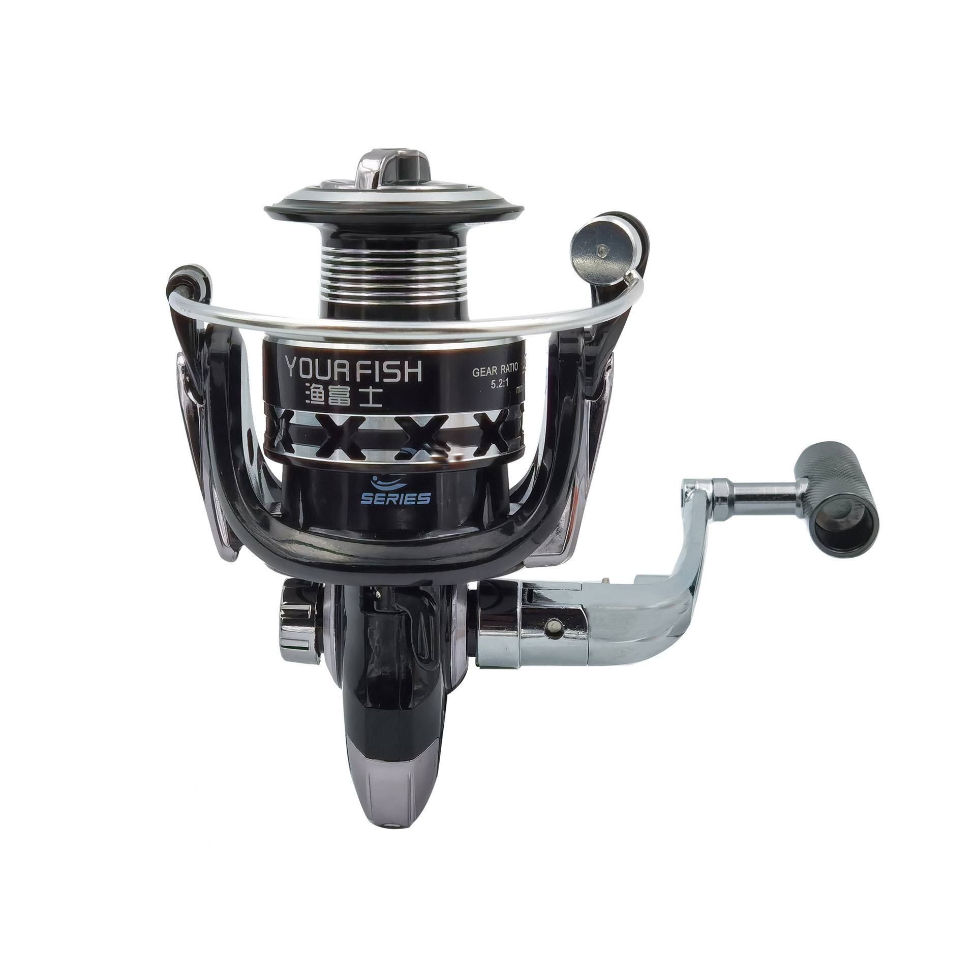 WEIHE Metal Spool Fishing Reel 6-8KG Max Drag CNC Machine Spinning Reel 2000-7000 Series Saltwater Carp Fishing Wheel