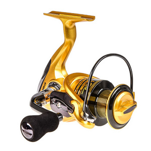 WEIHE Aluminum CNC Spool 5.5:1 Spinning Reel 8KG Max Drag 1000-7000H Handle Line Spool Carp Fishing tackle 13+1BB  Fishing Reel