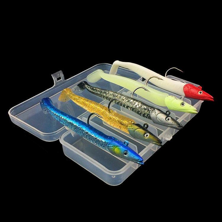 WEIHE 22g 12.5cm custom hot selling fishing soft plastic swim baits lures