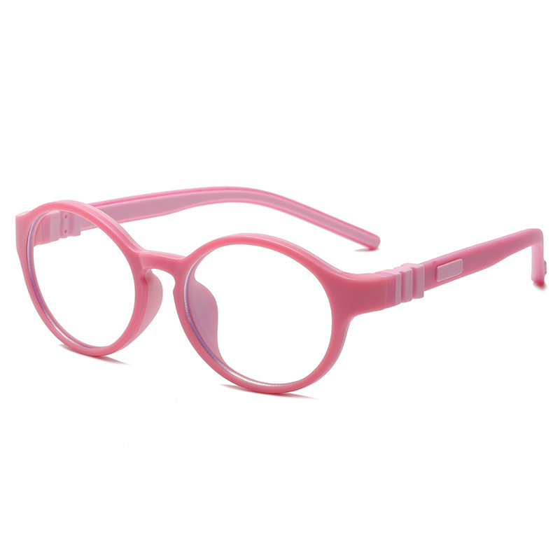 Boys Girls Colorful Silicone Eyeglasses Computer Siliclone Blocking Children's Anti-blue Light Glasses