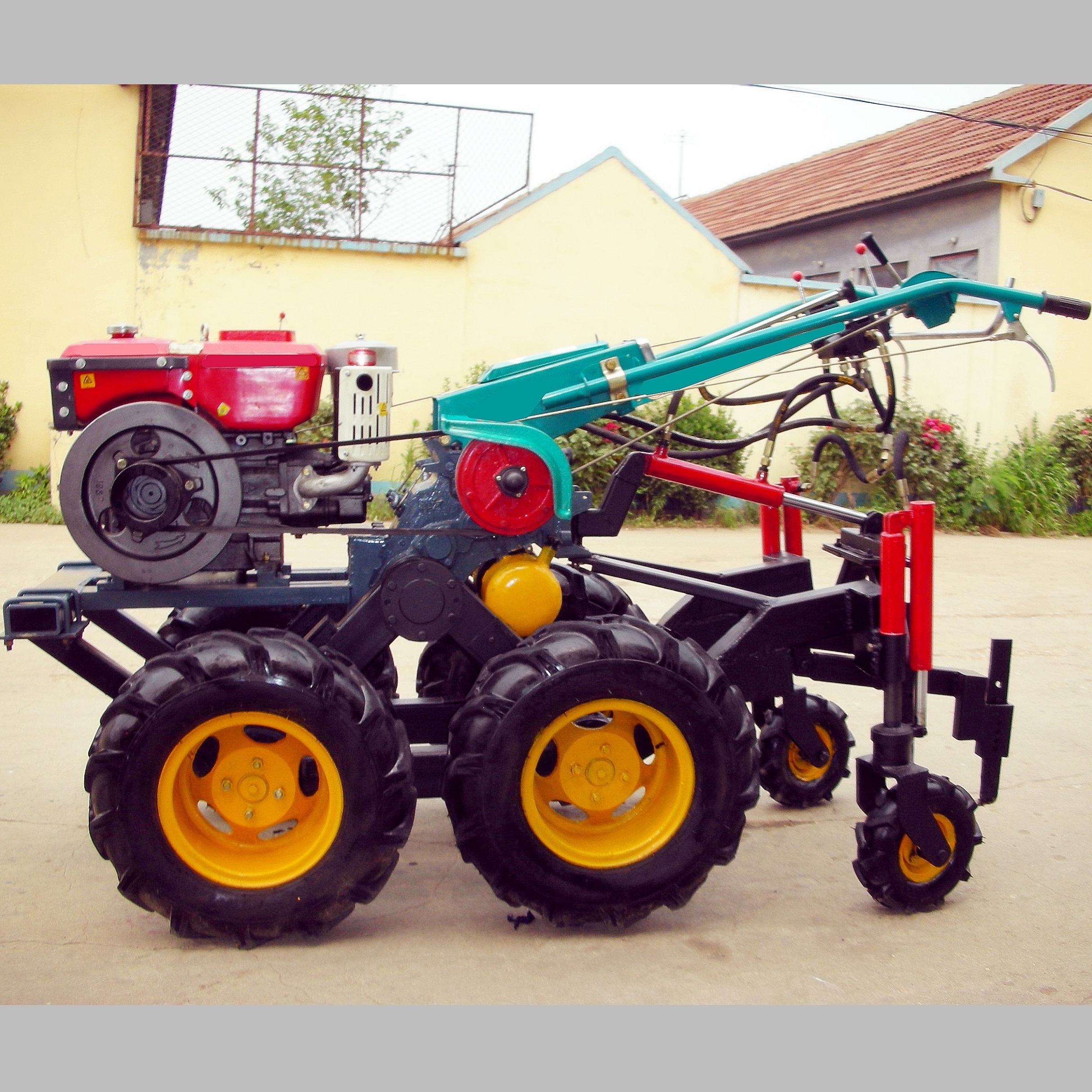 pto 2 wheel walking 18hp 22hp 28 hp 35hp gn61 gn151 diesel walk behind tractor in kenya