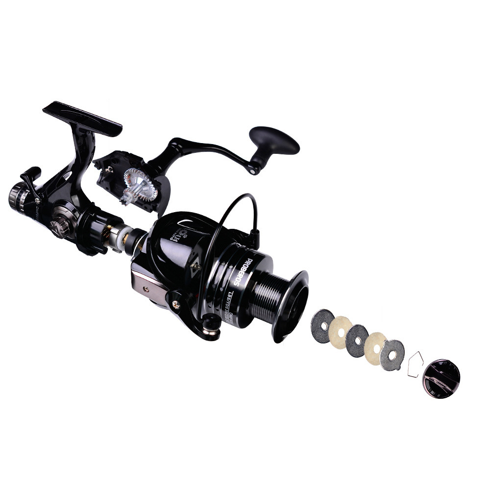 WeiHe Fishing Gear 5.2:1 4.7:1 Full metal spool spinning pole lure sea fishing tackle high speed long casting fishing reel