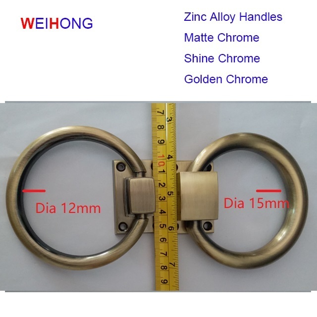 Antique brass Furniture Handle plated pull ring door handle chair hardware furniture accessories big rings