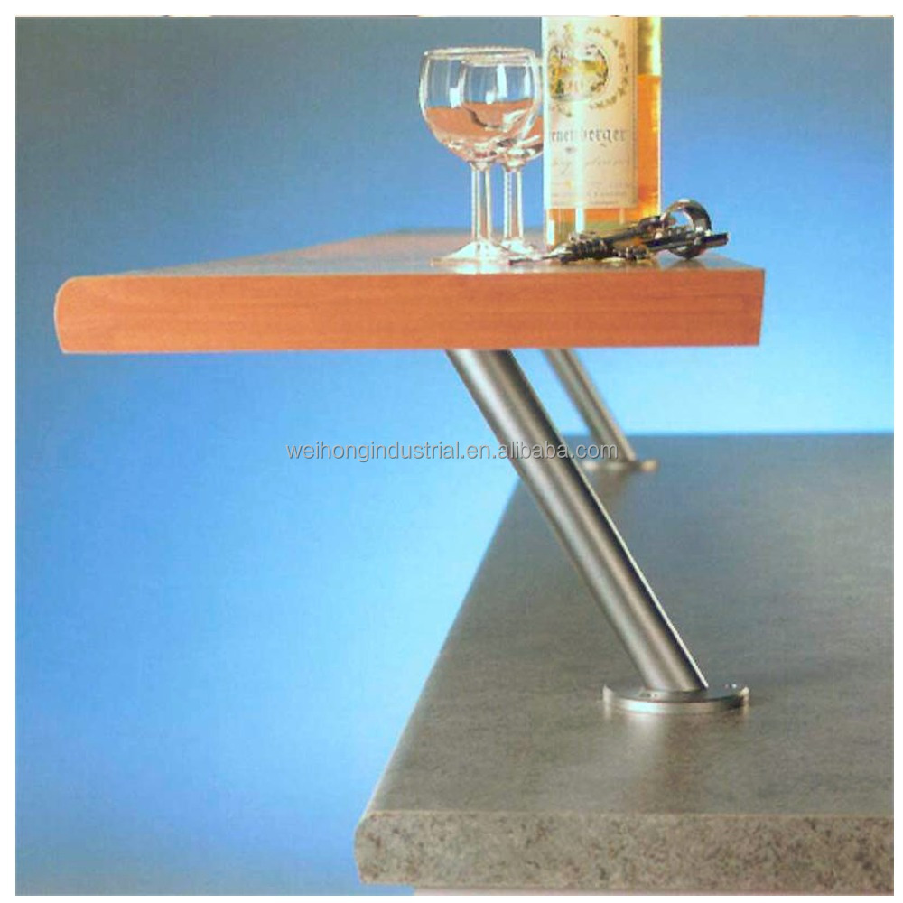 Round Angled table legs for Kitchen Accessories stainless steel leg for table